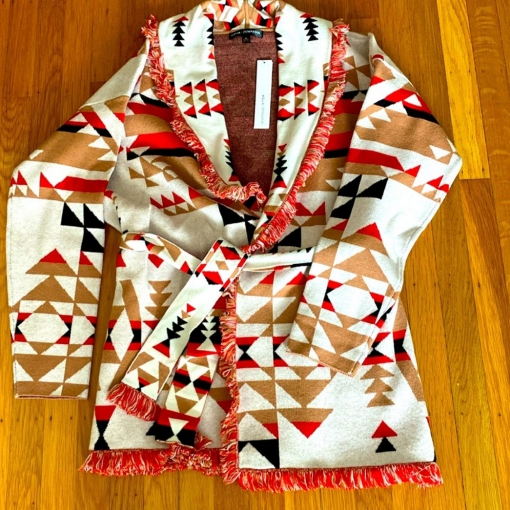 Pendleton x Aqua pilot rock sweater aztec